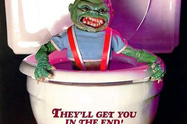 Ghoulies VHS cover scarred Bryce of the Horror Movie Talk podcast